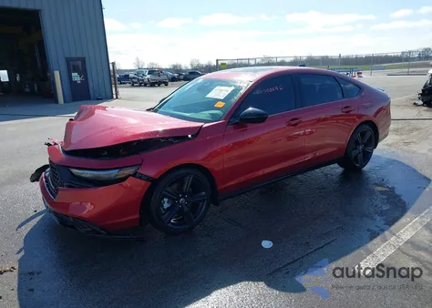 2025 Honda Accord Hybrid Sport-L из США, поврежденный, VIN 1HGCY2F71SA010671